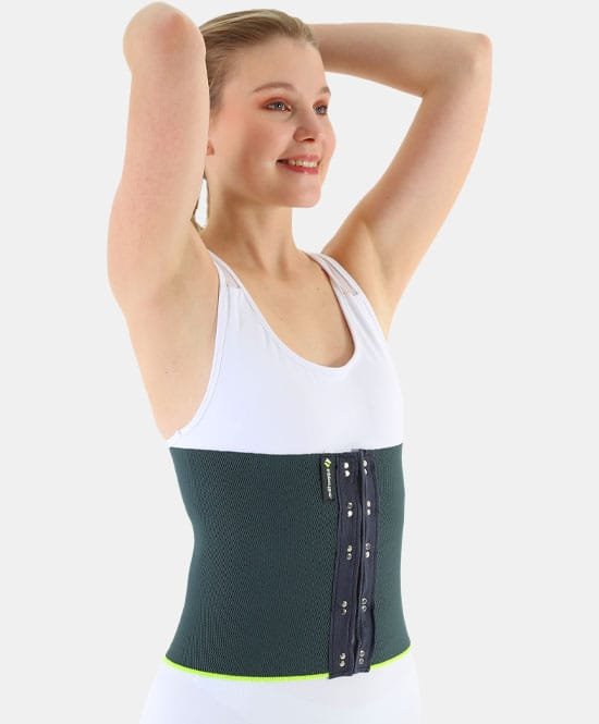 abdominal-korse-kancali_67b728dc27595.jpeg Supportline SL-215 Abdominal Korse (Kancalı) - Görsel 1