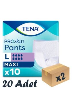 Tena Proskin Pants Maxi 8 damla Emici Külot Büyük Boy Large 10'lu 2 paket / 20 adet - Görsel 2