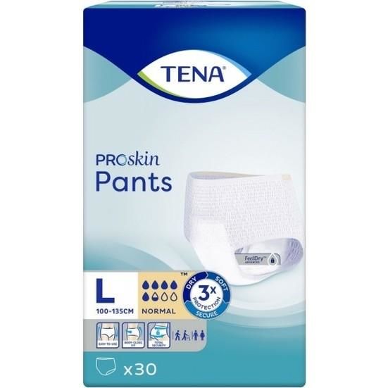 tena-proskin-pants-normal-55-damla-emici-kulot-buyuk-boy-large-30lu-paket_66154819b0bc0.jpeg Tena Proskin Pants Normal 5.5 damla Emici Külot Büyük Boy Large 30'lu 4 Paket - Görsel 1