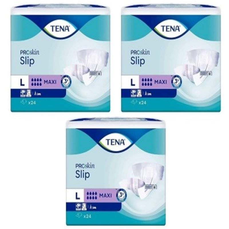 tena-proskin-slip-maxi-8-damla-buyuk-boy-large-belbantli-hasta-bezi-24lu-3-paket-72-adet_661552eb2b0ca.jpeg Tena Proskin Slip Maxi 8 damla Büyük Boy Large Belbantlı Hasta Bezi 24'lü 3 paket / 72 adet - Görsel 1