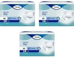 Tena Proskin Slip Plus 6 damla Orta Boy Medium Belbantlı Hasta Bezi 30'lu 3 paket / 90 adet - Görsel 2